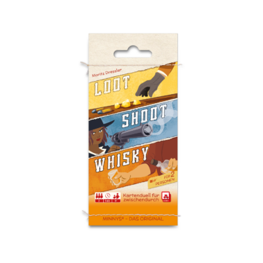 Minnys – Loot Shoot Whisky Strategiespiele NSV - Nürnberger Spielkarten Verlag
