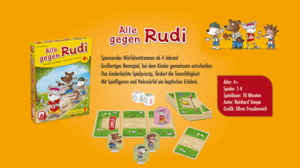 Alle gegen Rudi Nürnberger-Spielkarten-Verlag GmbH NSV - Nürnberger Spielkarten Verlag