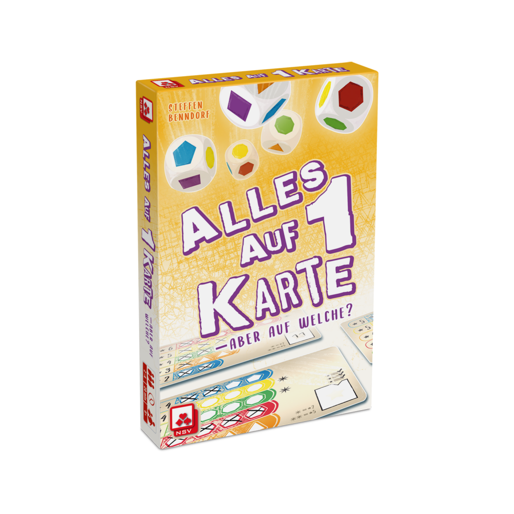 Alles auf 1 Karte Würfelspiele NSV - Nürnberger Spielkarten Verlag