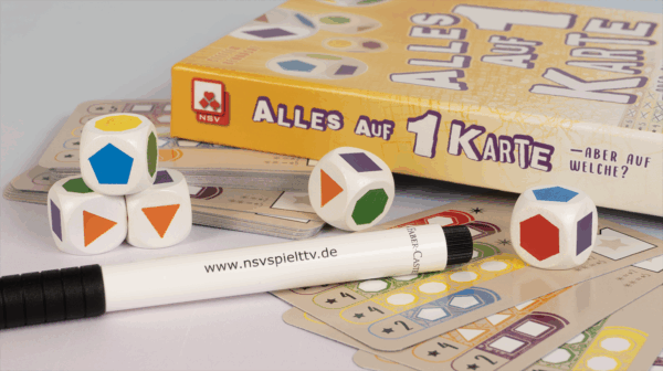 Everything on 1 card PL NSV - Nürnberger Spielkarten Verlag