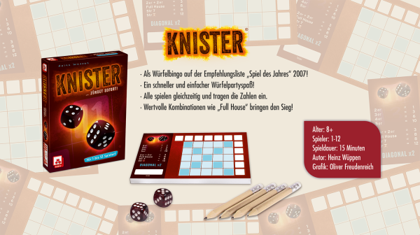 Knister ab 8 Jahren NSV - Nürnberger Spielkarten Verlag