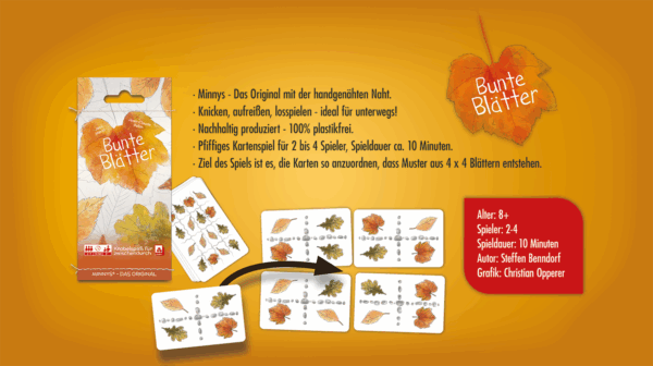 Minnys – Bunte Blätter Kartenspiele NSV - Nürnberger Spielkarten Verlag