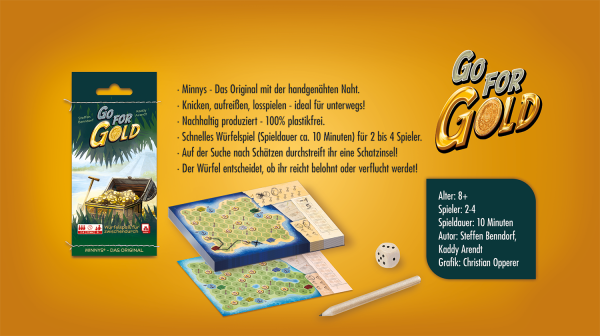 Minnys – Go for Gold ab 8 Jahren NSV - Nürnberger Spielkarten Verlag
