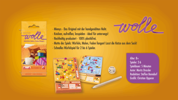 Minnys – Wolle Familienspiele NSV - Nürnberger Spielkarten Verlag