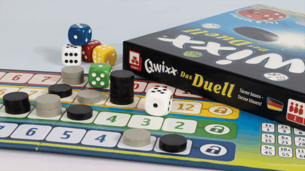 Qwixx – Das Duell ab 8 Jahren NSV - Nürnberger Spielkarten Verlag