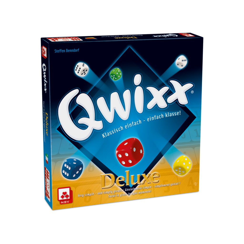 Qwixx – Deluxe Erwachsene NSV - Nürnberger Spielkarten Verlag