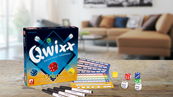 Qwixx – Deluxe Familienspiele NSV - Nürnberger Spielkarten Verlag