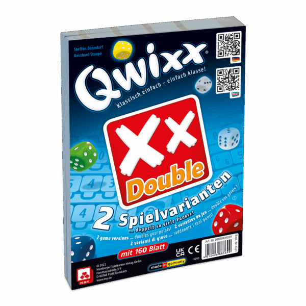 Qwixx – Double Zusatzblöcke Ersatzteile NSV - Nürnberger Spielkarten Verlag