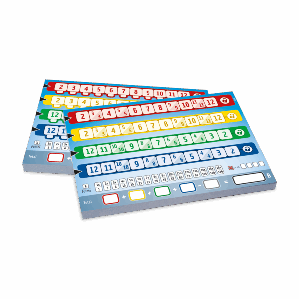 Qwixx – Double Zusatzblöcke Ersatzteile NSV - Nürnberger Spielkarten Verlag