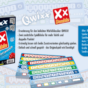 Qwixx – Double Zusatzblöcke Jugendliche NSV - Nürnberger Spielkarten Verlag