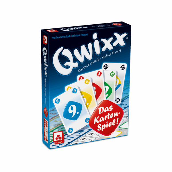 Qwixx – Das Kartenspiel ES NSV - Nürnberger Spielkarten Verlag