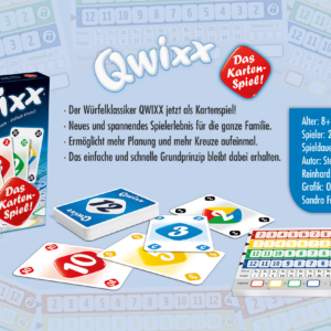 Qwixx – The card game card games NSV - Nürnberger Spielkarten Verlag