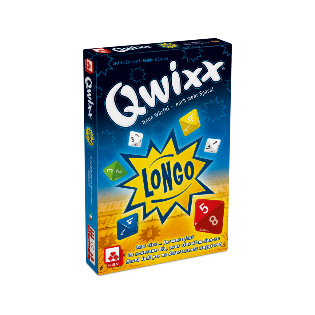 Qwixx – Longo Familienspiel NSV - Nürnberger Spielkarten Verlag