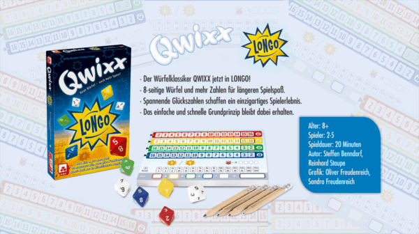 Qwixx – Longo GR NSV - Nürnberger Spielkarten Verlag