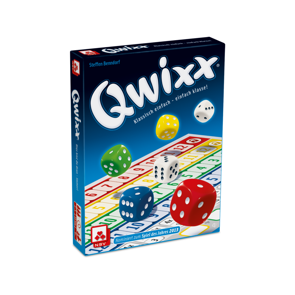 Qwixx – Das Original Familienspiel NSV - Nürnberger Spielkarten Verlag