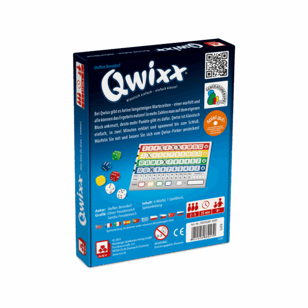Qwixx – The original Teenagers NSV - Nürnberger Spielkarten Verlag