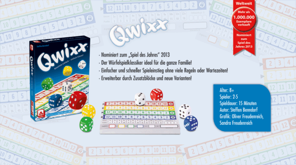 Qwixx – The original Teenagers NSV - Nürnberger Spielkarten Verlag