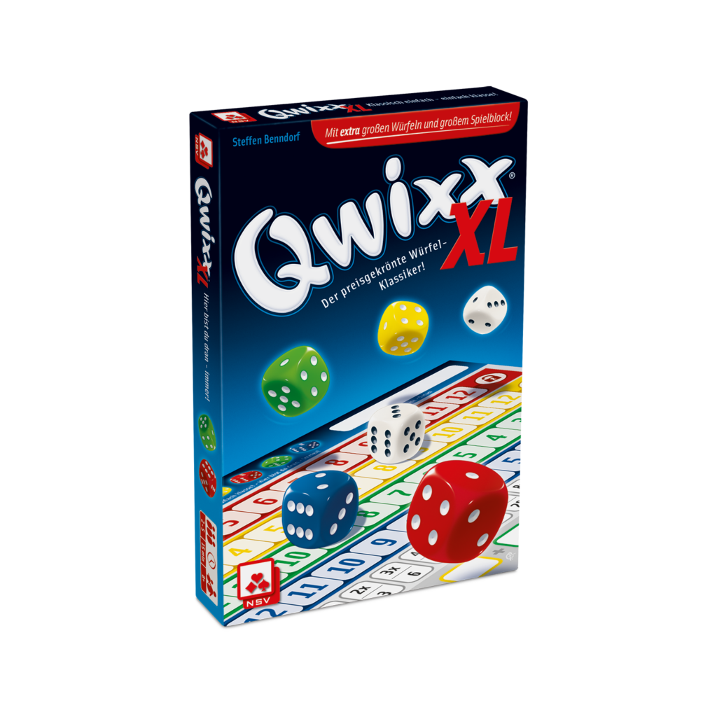 Qwixx XL Nürnberger-Spielkarten-Verlag GmbH NSV - Nürnberger Spielkarten Verlag
