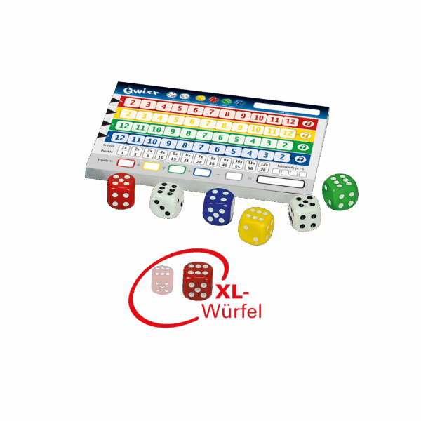 Qwixx XL Spiele NSV - Nürnberger Spielkarten Verlag