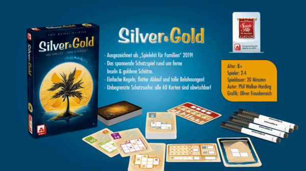 Silver & Gold Familienspiel NSV - Nürnberger Spielkarten Verlag