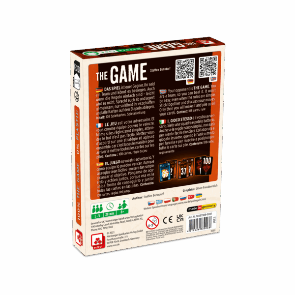 The Game – Natureline Erwachsene NSV - Nürnberger Spielkarten Verlag