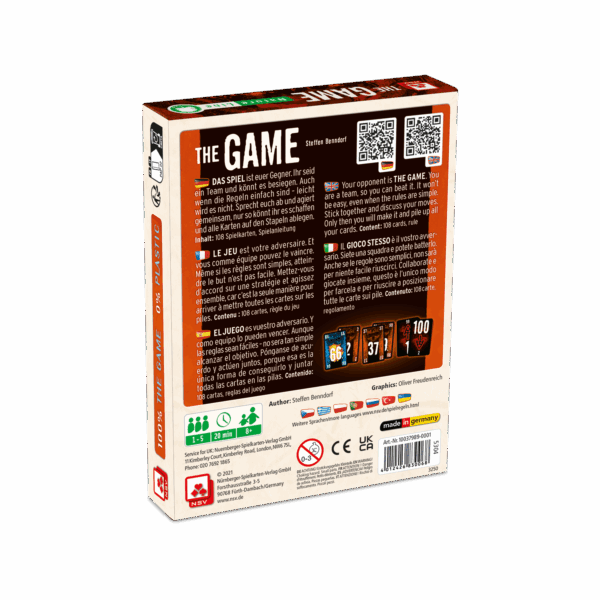 The Game – Natureline Nürnberger-Spielkarten-Verlag GmbH NSV - Nürnberger Spielkarten Verlag