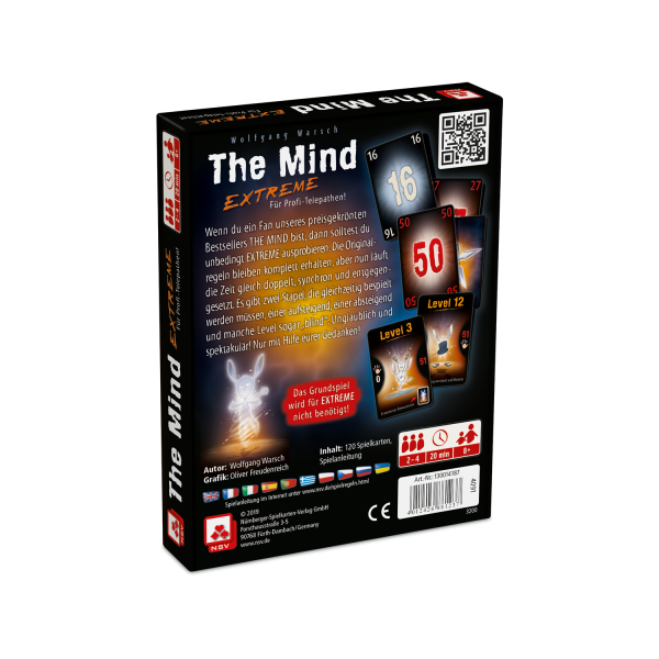The Mind – Extreme DE NSV - Nürnberger Spielkarten Verlag