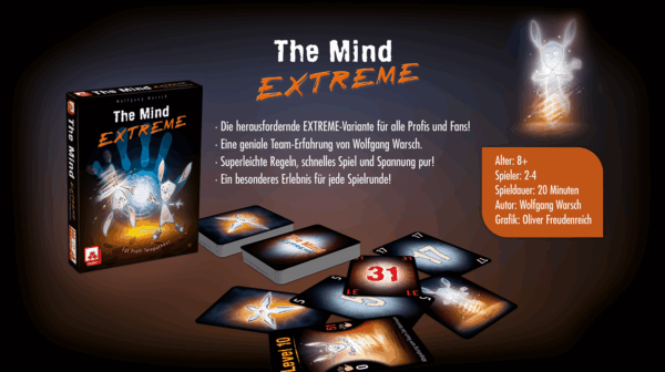 The Mind – Extreme ab 8 Jahren NSV - Nürnberger Spielkarten Verlag