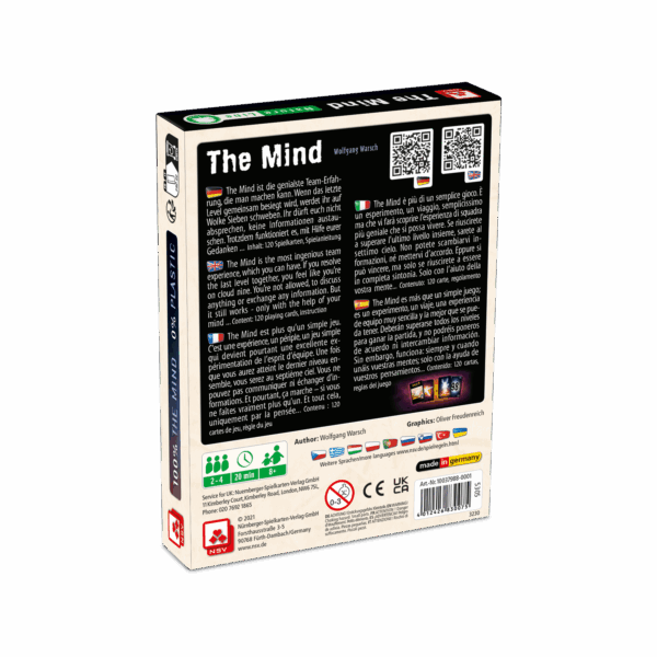 The Mind – Natureline ab 8 Jahren NSV - Nürnberger Spielkarten Verlag