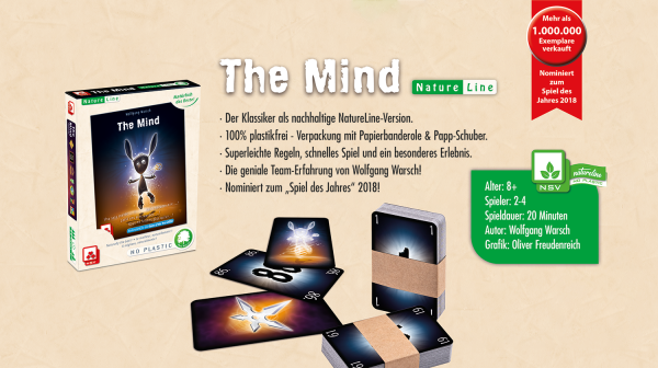 The Mind – Natureline Erwachsene NSV - Nürnberger Spielkarten Verlag