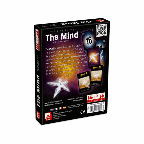 The Mind ab 8 Jahren NSV - Nürnberger Spielkarten Verlag