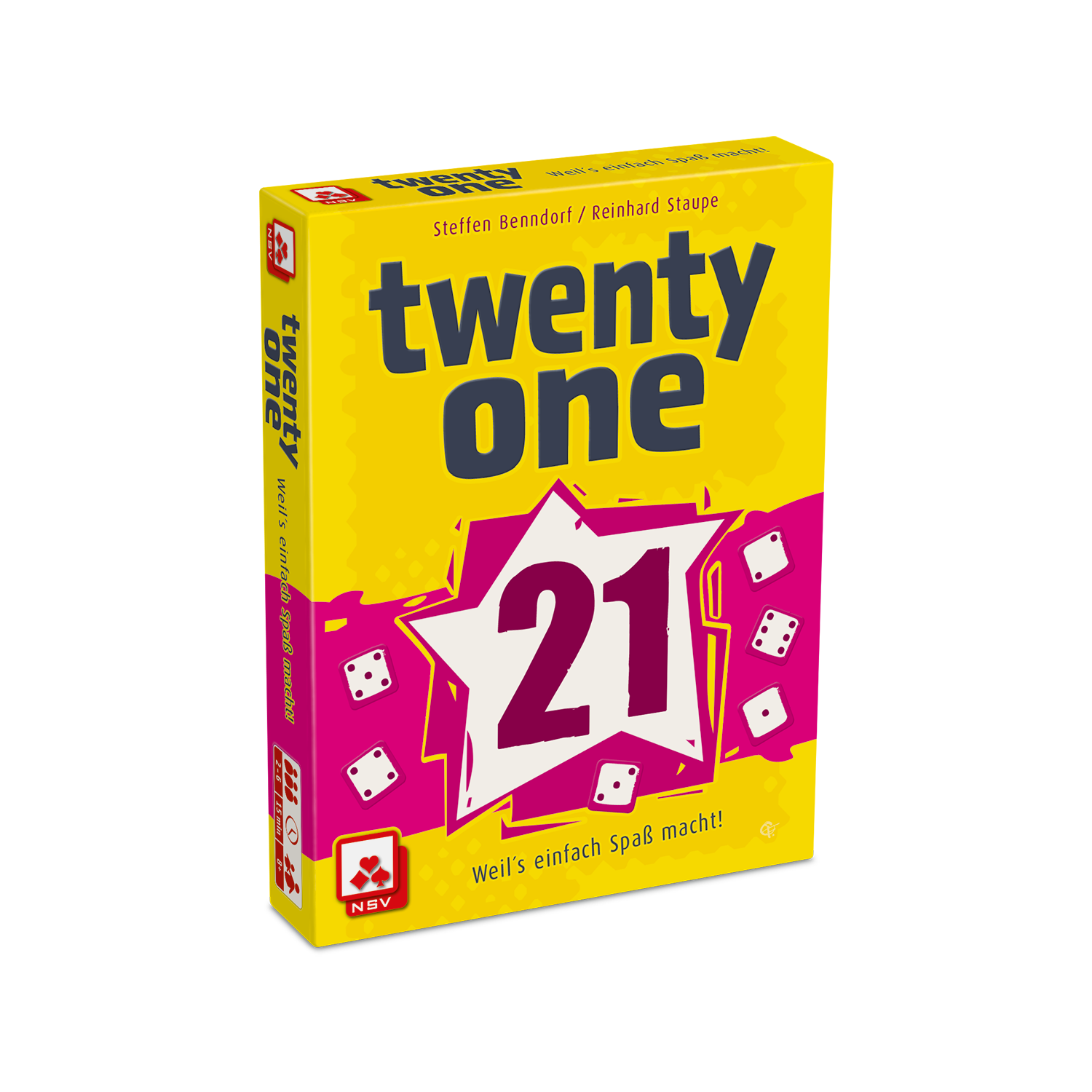 twenty one, ein Würfelspiel von Steffen Benndorf und Reinhard Staupe