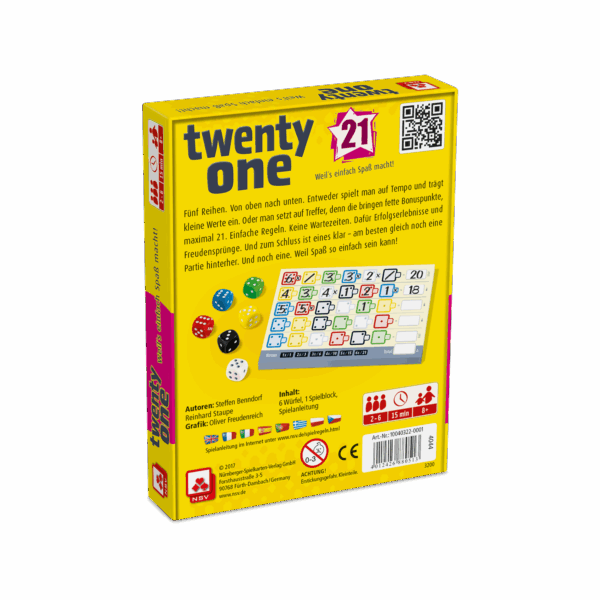 Twenty One Adults NSV - Nürnberger Spielkarten Verlag