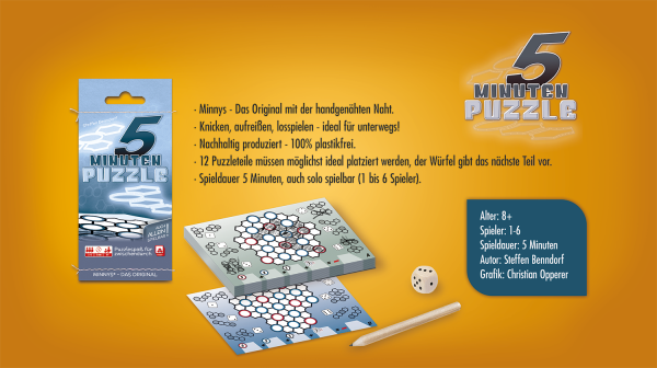 Minnys – 5 Minuten Puzzle NSV - Nürnberger Spielkarten Verlag