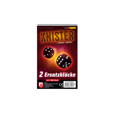 Knister Ersatzblöcke Nürnberger-Spielkarten-Verlag GmbH NSV - Nürnberger Spielkarten Verlag
