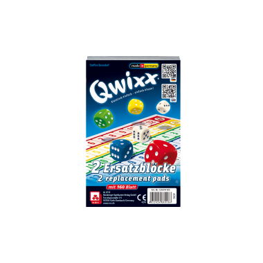 Qwixx – Original Ersatzblöcke DE NSV - Nürnberger Spielkarten Verlag
