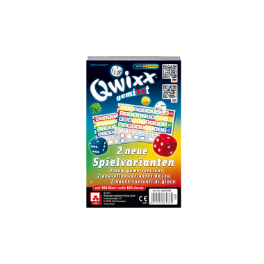Qwixx – gemixxt Zusatzblöcke Ersatzteile NSV - Nürnberger Spielkarten Verlag
