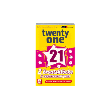 Twenty One Ersatzblöcke Erwachsene NSV - Nürnberger Spielkarten Verlag