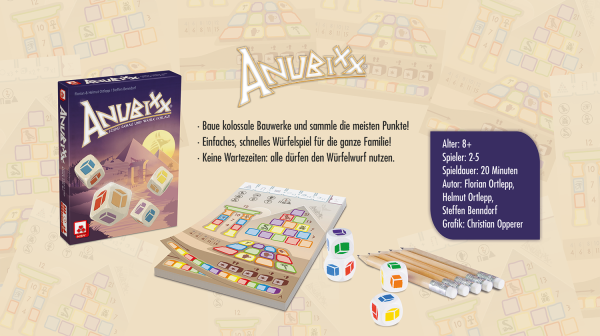 Anubixx Würfelspiele NSV - Nürnberger Spielkarten Verlag