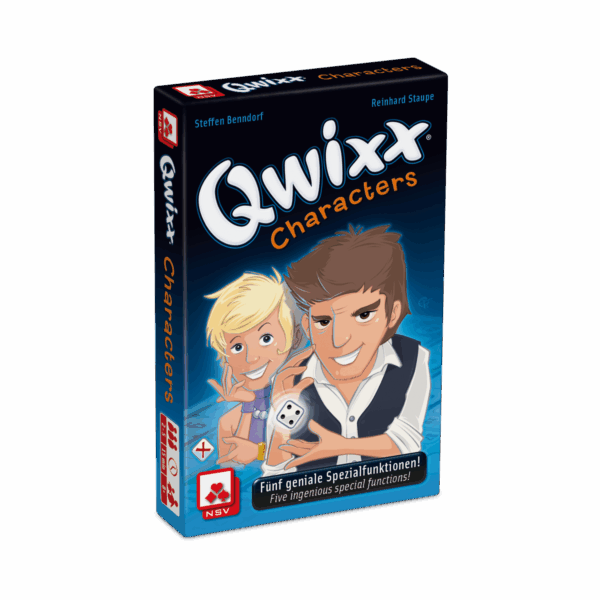 Qwixx – Characters ab 8 Jahren NSV - Nürnberger Spielkarten Verlag