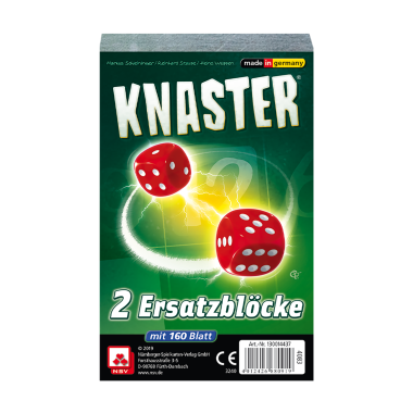 Knaster Ersatzblöcke ab 8 Jahren NSV - Nürnberger Spielkarten Verlag