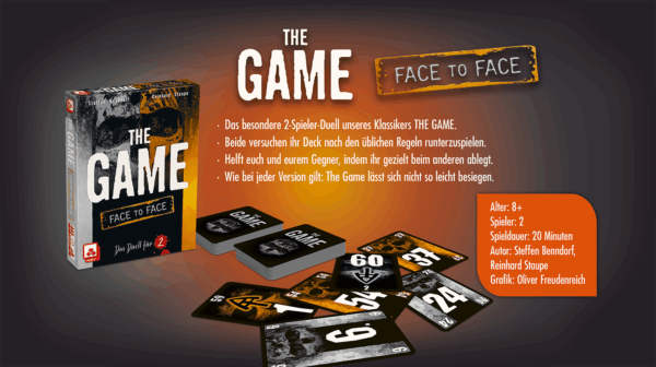 The Game – Face to Face Familienspiel NSV - Nürnberger Spielkarten Verlag