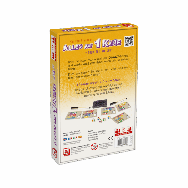 Everything on 1 card PL NSV - Nürnberger Spielkarten Verlag