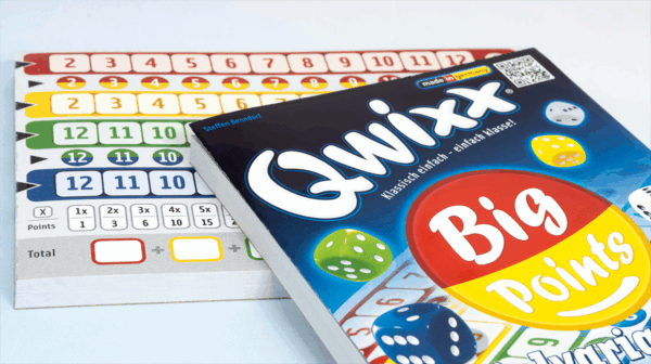 Qwixx – Big Points Zusatzblöcke Erwachsene NSV - Nürnberger Spielkarten Verlag