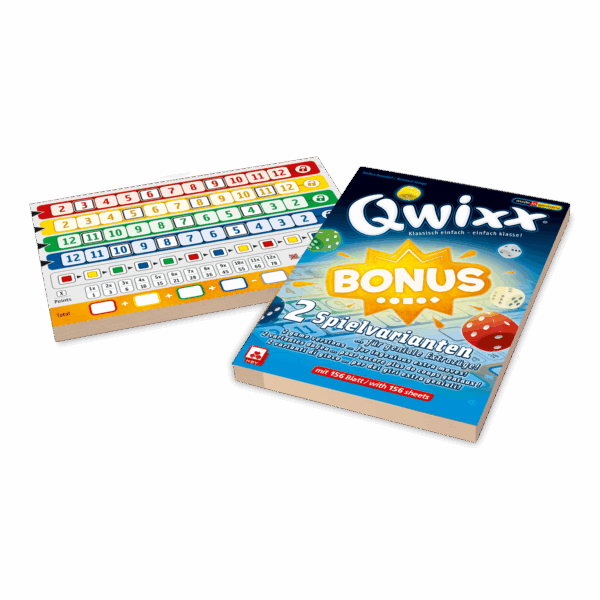 Qwixx – Bonus Zusatzblöcke Nürnberger-Spielkarten-Verlag GmbH NSV - Nürnberger Spielkarten Verlag