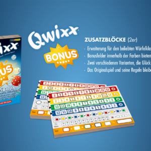 Qwixx – Bonus Zusatzblöcke Jugendliche NSV - Nürnberger Spielkarten Verlag