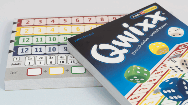 Qwixx – Original Ersatzblöcke Kinder NSV - Nürnberger Spielkarten Verlag