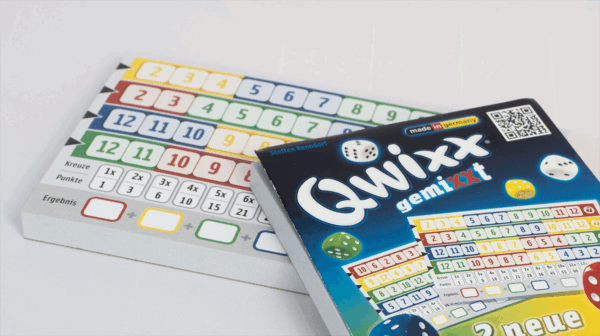Qwixx – gemixxt Zusatzblöcke Zubehör NSV - Nürnberger Spielkarten Verlag