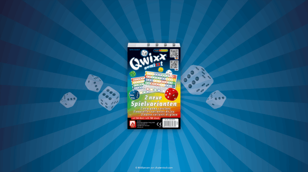 Qwixx – gemixxt Zusatzblöcke Zubehör NSV - Nürnberger Spielkarten Verlag