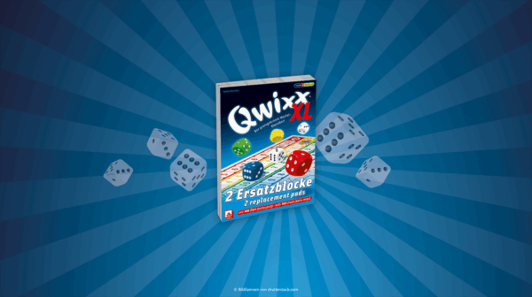 Qwixx XL replacement blocks Nürnberger-Spielkarten-Verlag GmbH NSV - Nürnberger Spielkarten Verlag